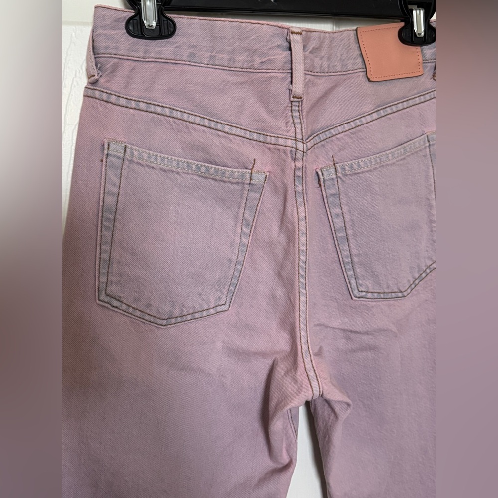 Acne Studios high rise Pink Washed Jeans - Picture 5 of 12